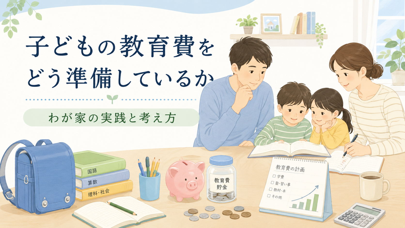 みんなでお金について考えるイメージ